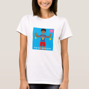 T-shirt Connaissez votre HERstory : Wilma Rudolph