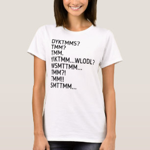 T-shirt Connaissez-vous la chemise de l'homme au muffin, D