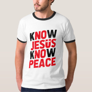 T-shirt Connaître Jésus connaître la paix chrétienne ii