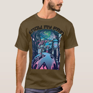 T-shirt Connaître ma douleur Anime Ninjas Manga Samurais