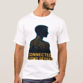 T-shirt Connected Beyond Devices - Digital Age Philosophy  (Devant)