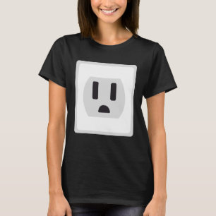 T-shirt Connecteur Easy Plug Et Socket Couple Halloween Co