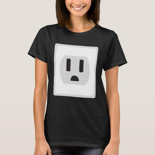 T-shirt Connecteur Easy Plug Et Socket Couple Halloween Co (Devant)