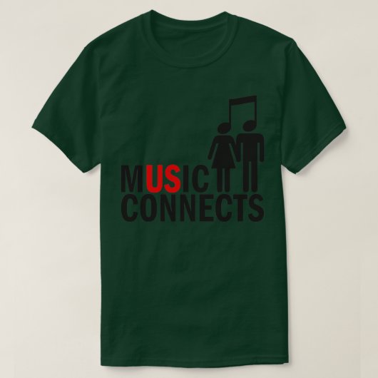 T-shirt Connecteurs de musique 2 (Design devant)
