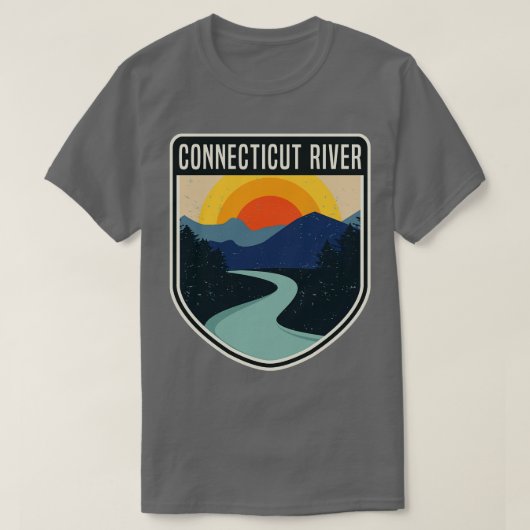 T-shirt Connecticut (Design devant)