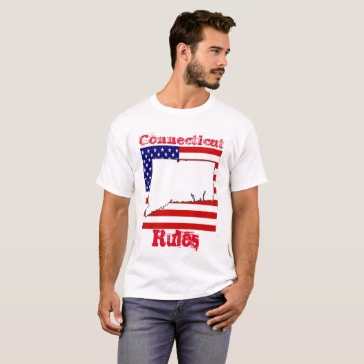 T-SHIRT CONNECTICUT (Devant entier)