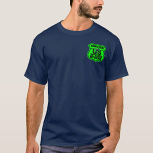 T-shirt Connecticut Chapitre - Logo Pochette Verte