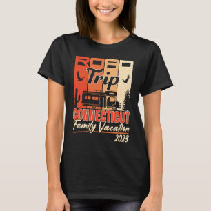 T-shirt Connecticut Family Vacances RV Road Trip Mountains