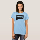 T-shirt Connecticut Maison Loin de l'État Tees (Devant entier)