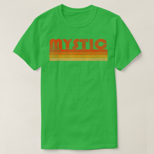 T-shirt Connecticut vintage rétro mystique (Design devant)