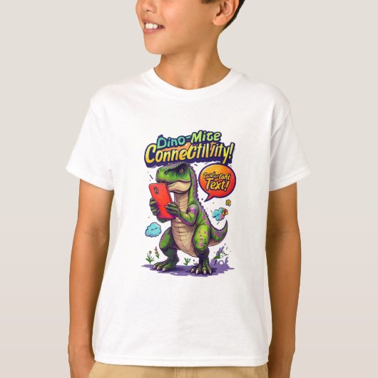 T-shirt Connectivité Dino-Mite (Devant)