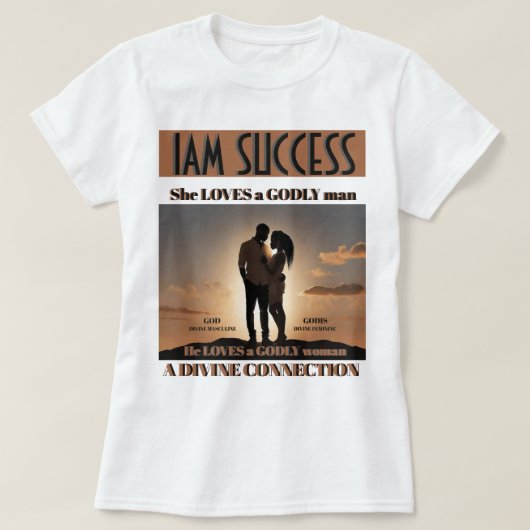 T-SHIRT CONNEXION DIVINE (Design devant)