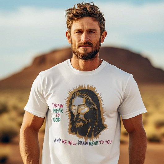 T-shirt Connexion Divine : Dessin Proximité de Dieu