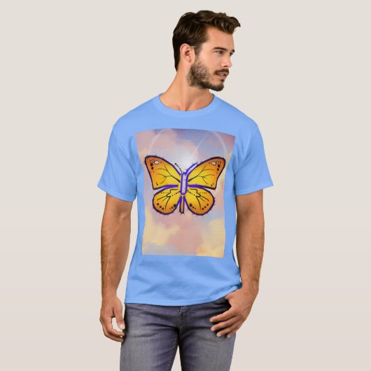T-shirt Connexion papillon (Devant entier)