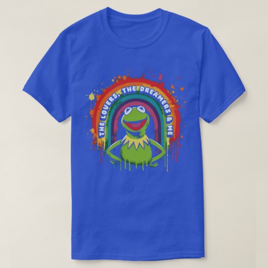 T-shirt Connexion Rainbow Kermit Fan Art (Design devant)