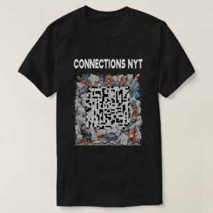 T-shirt Connexions élégantes NYT Design noir