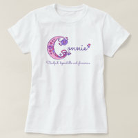 Connie girls C nom signifie chemise monographique