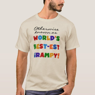 T-shirt Connu par ailleurs comme le meilleur cadeau Grampy