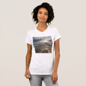 T-shirt Conque Shell à la plage | St Augustine, la Floride (Devant entier)