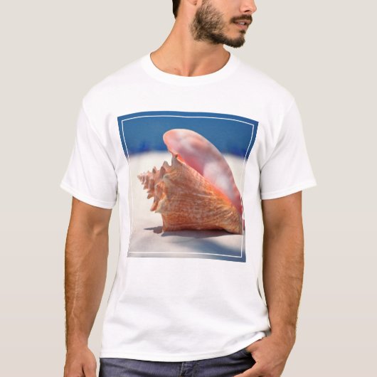 T-shirt Conque Shell sur la plage 2 (Devant)