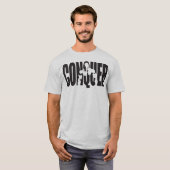 T-shirt CONQUER - Motivation de la musculation (Devant entier)