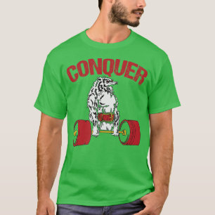 T-shirt Conquer Wolf Poids Bodybuilding Gym