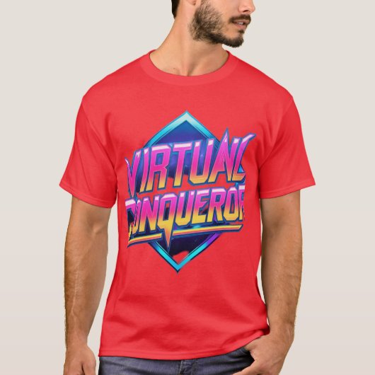 T-shirt Conquérant virtuel (Devant)
