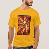 T-shirt Conquering Lion of Judah Rastafari (Devant)