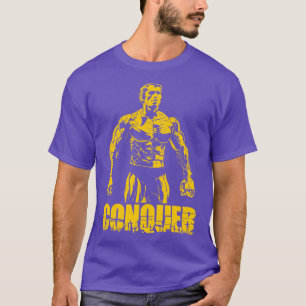 T-shirt Conquérir amis de salle de sport d'Arnold Schwarze