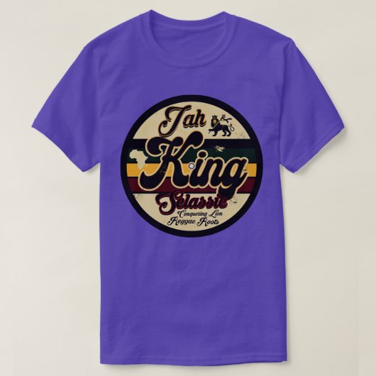 T-shirt Conquérir les racines de reggae de Lion (Design devant)