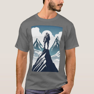 T-shirt Conquérir vos objectifs : Monter vers le succès