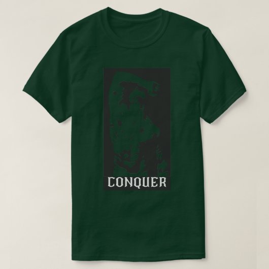 T-shirt Conquérir zyzz (Design devant)