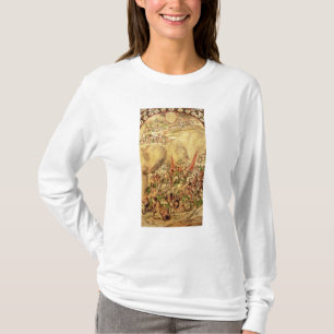 T-shirt Conquête du Mexique : le retraitement d'Espagnols