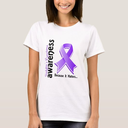 T-shirt Conscience 5 de lymphogranulomatose maligne (Devant)