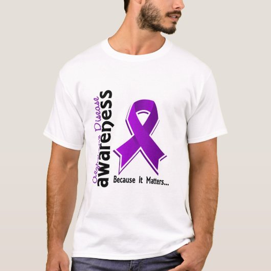 T-shirt Conscience 5 de maladie d'Alzheimer (Devant)