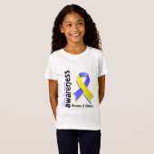 T-Shirt Conscience 5 de syndrome de Down (Devant entier)
