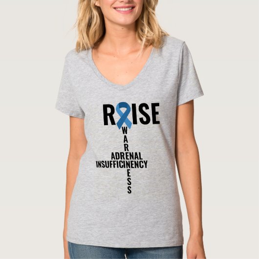 T-shirt Conscience adrénale d'insuffisance (Devant)