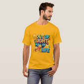 T-shirt Conscience Aveugle Pleine de Vie (Devant entier)