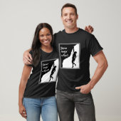 T-shirt Conscience bipolaire : hangin dedans là ! ! (Unisexe)