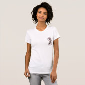 T-shirt Conscience de cancer de poumon (Devant entier)