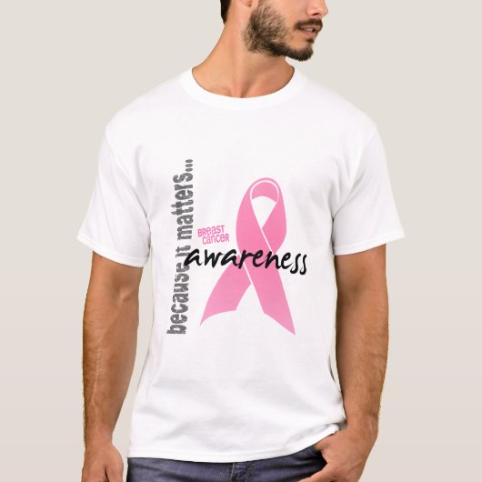 T-shirt Conscience de cancer du sein (Devant)