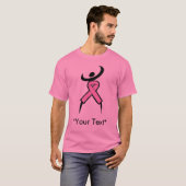 T-shirt - conscience de cancer du sein (Devant entier)