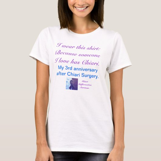 T-shirt Conscience de Chiari (Devant)