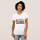 T-shirt Conscience de cou de fauvette de soutien (Devant entier)