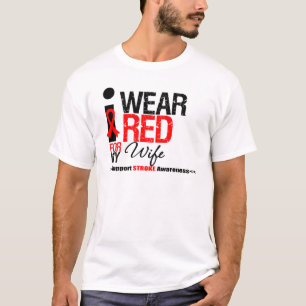 T-shirt Conscience de course je porte le ruban rouge pour
