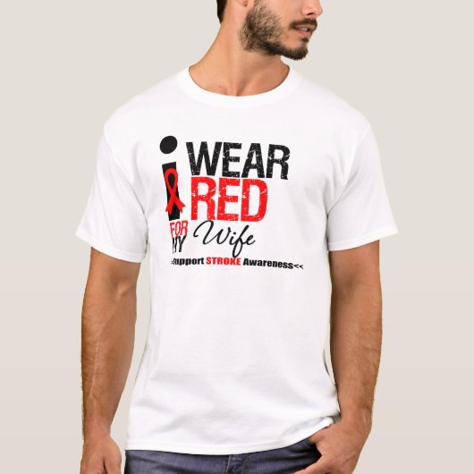 T-shirt Conscience de course je porte le ruban rouge pour (Devant)