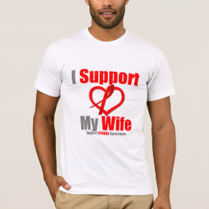 T-shirt Conscience de course je soutiens mon épouse