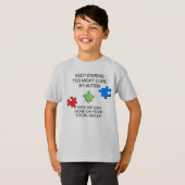 T-shirt Conscience de désordre de spectre d'autisme (Devant entier)