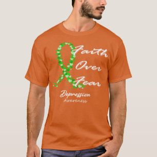 T-shirt Conscience de la dépression sur la peur dans cette