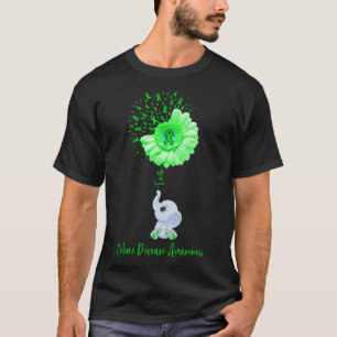 T-shirt Conscience de la maladie coeliaque Foi éléphant Fl